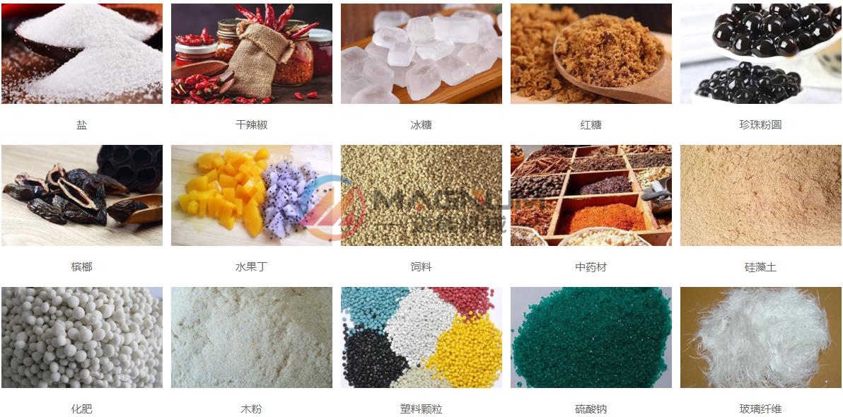 牛骨粉不锈钢直线振动筛使用物料