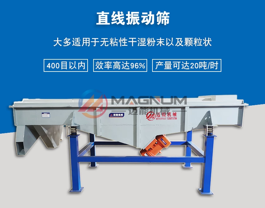 皮革粉直线振动筛头图