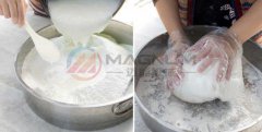 不锈钢振动筛在水磨糯米粉除杂方面的应用